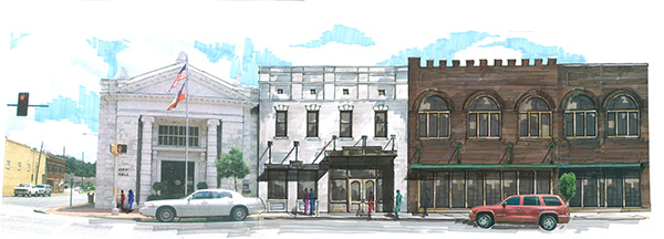 Bainbridge-City-Hall-Front-Elevation-Rendering