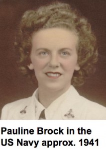 P150 Pauline Brock in the US Navy