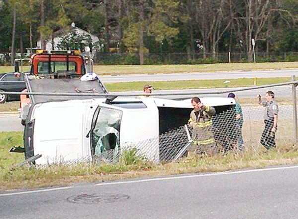 Three people were hurt Thursday afternoon, after a crash near the intersection of Alice Street and West Street.|Brennan Leathers