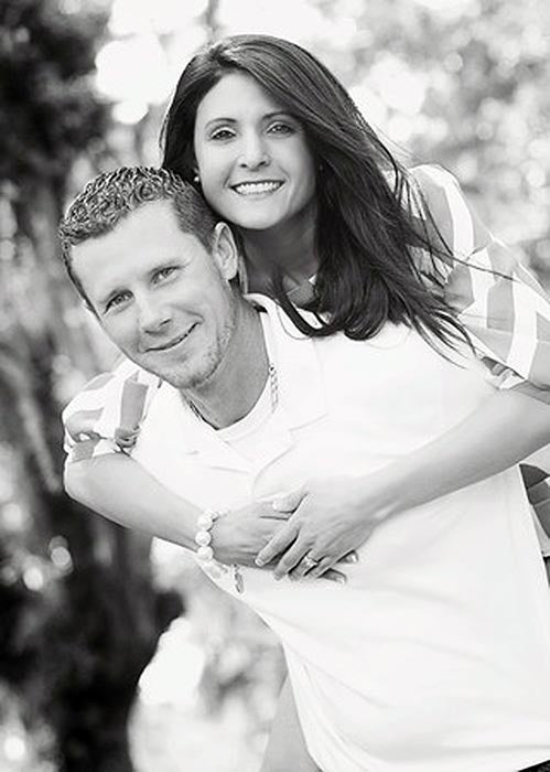 ENGAGED: Alicia Nichols and Steven Olds