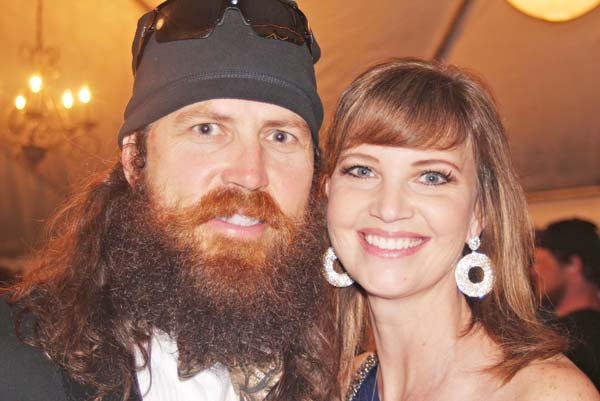 Jase and Missy Robertson, who are members of the family featured on A&E’s Duck Dynasty.
