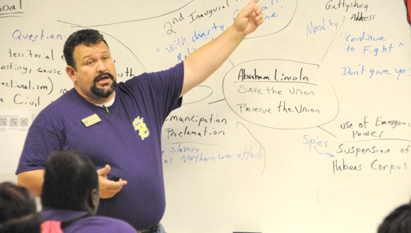 Dr. James Robinson was named Decatur County Teacher of the Year Thursday. Robinson teaches history at Bainbridge High School.