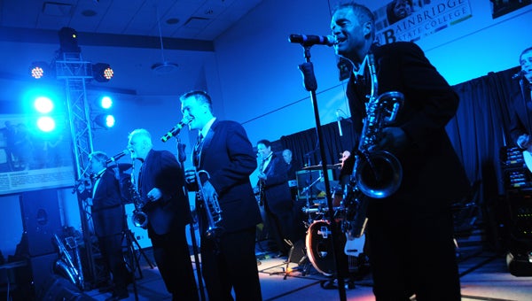 The Swingin Medallions bust out moves and get those at the BSC 40th Anniversary Gala dancing with their stunts and groovy tunes. The band is based out of Greenwood, S.C. -- Ashley Johnson