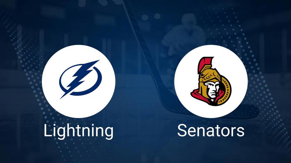 How to Pick the Lightning vs. Senators Game with Odds, Spread, Betting