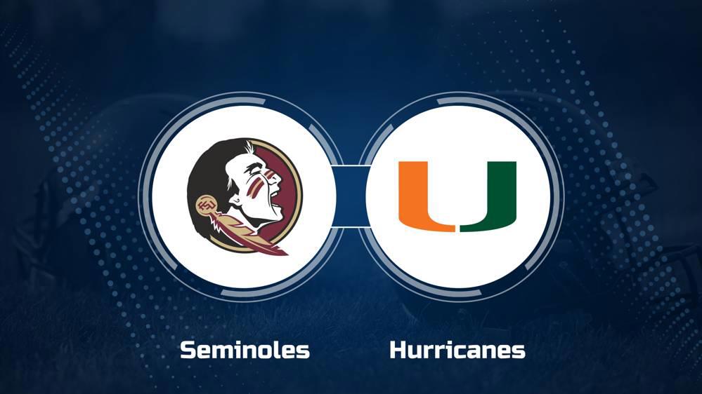 Where to Watch Florida State vs. Miami (FL) on TV or Streaming Live