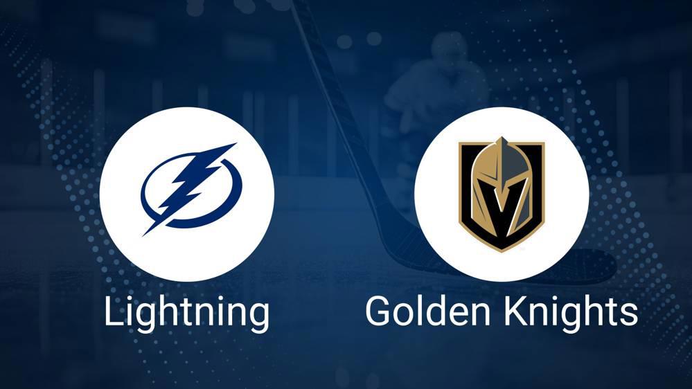 Where to Watch Tampa Bay Lightning vs. Vegas Golden Knights on TV or Streaming Live October 17